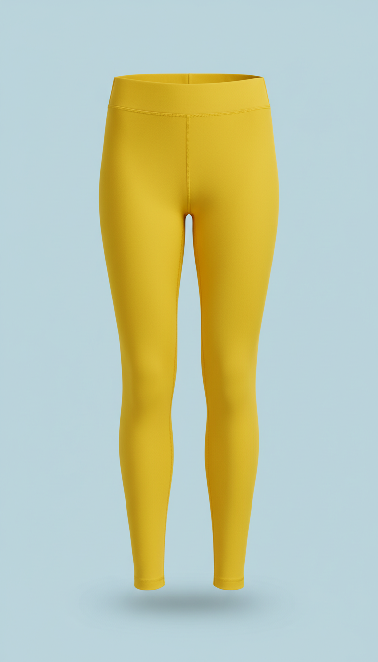 Performance Leggings in Metro Yellow