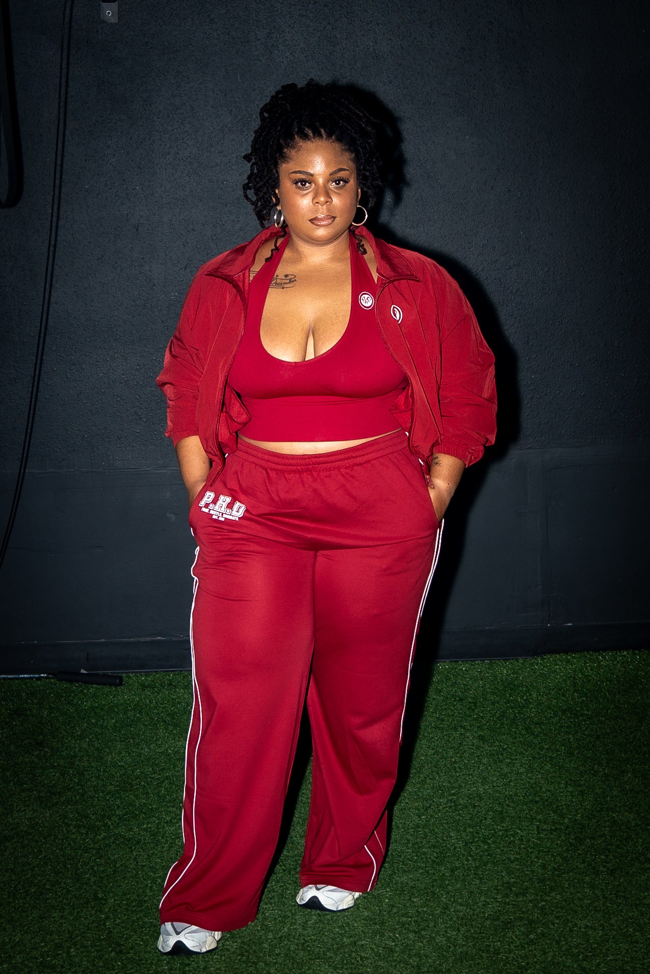 COZY MERLOT SWEATPANTS