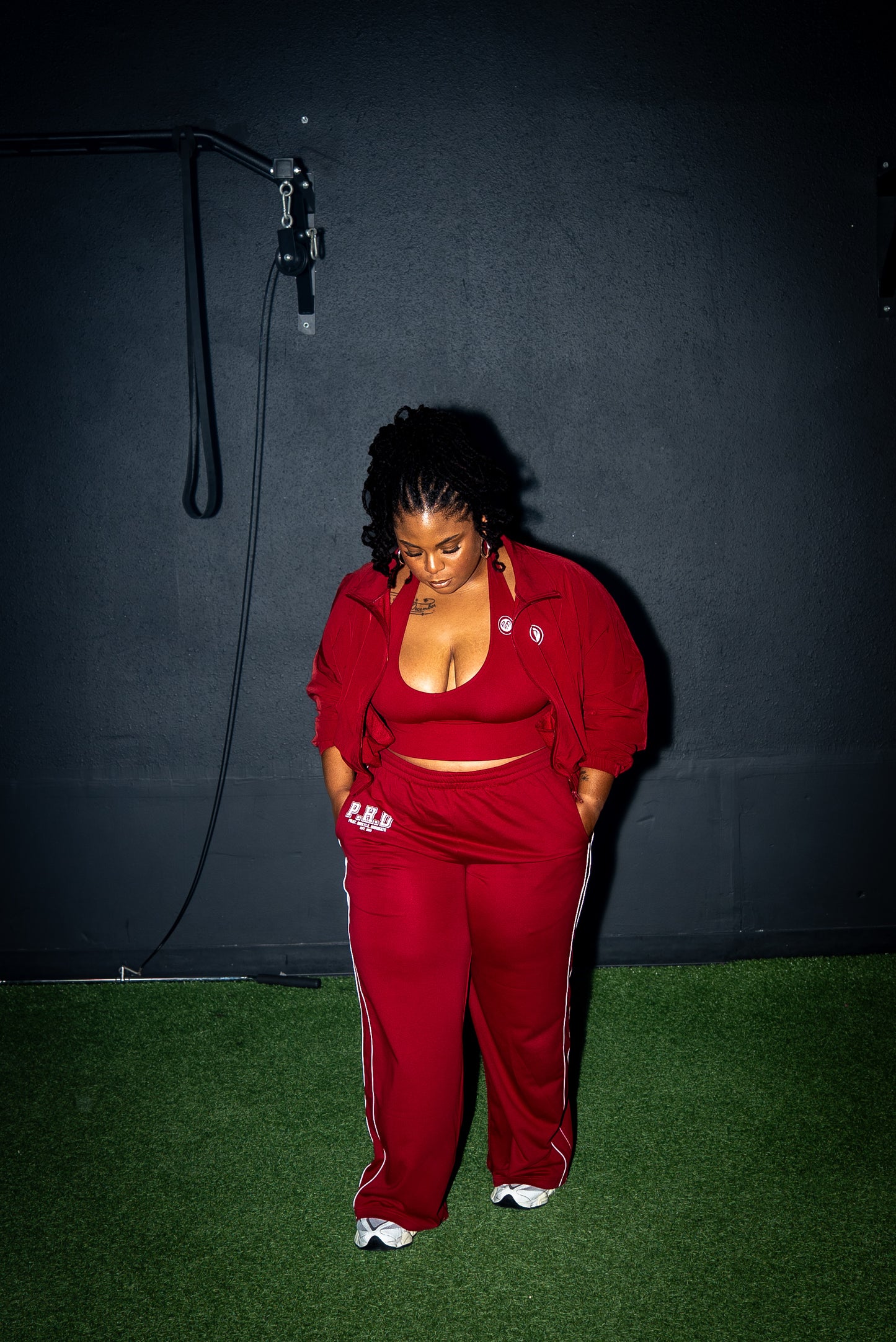 COZY MERLOT SWEATPANTS
