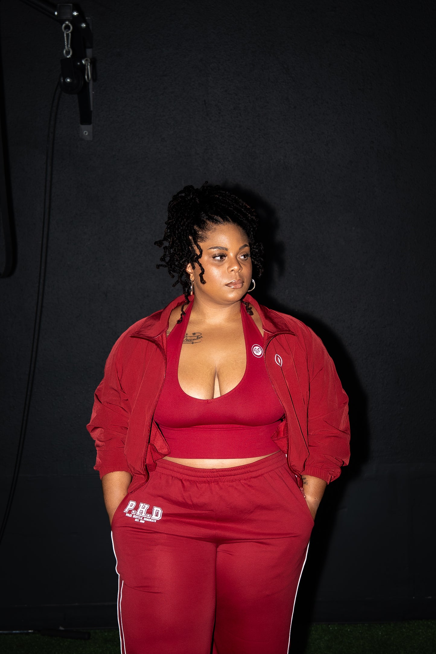 COZY MERLOT SWEATPANTS
