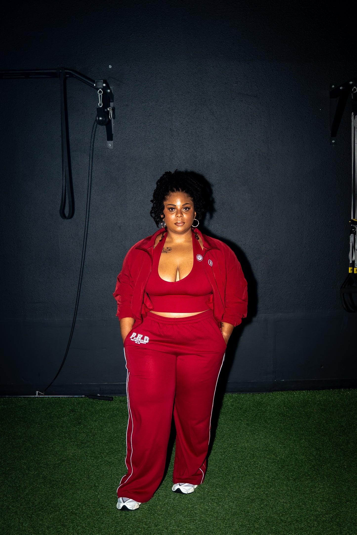 COZY MERLOT SWEATPANTS