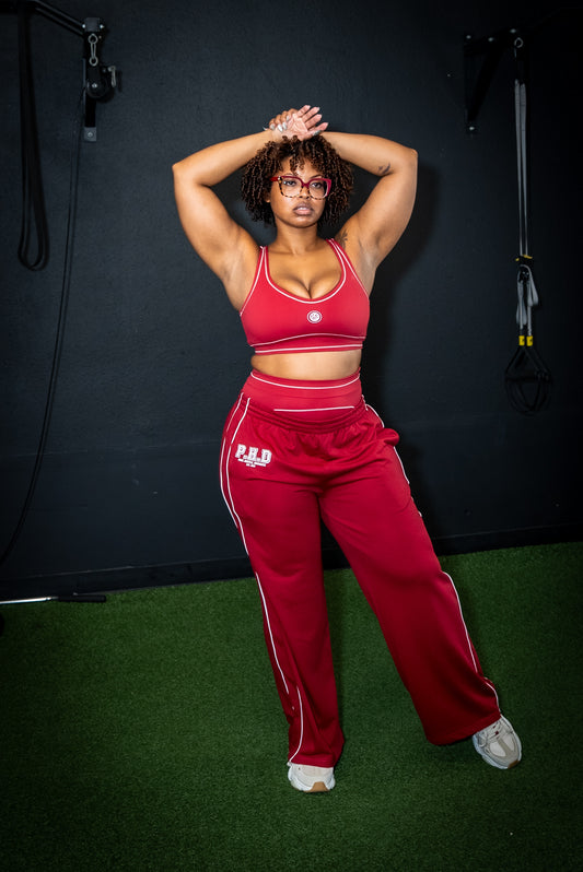 COZY MERLOT SWEATPANTS