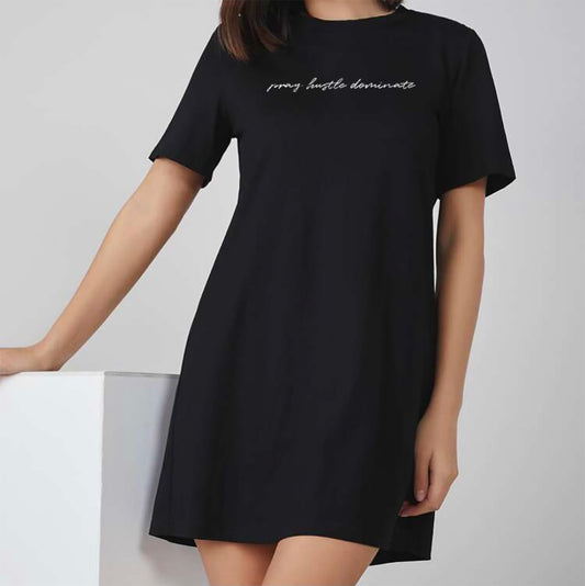 PRETTY HUSTLE T-SHIRT DRESS